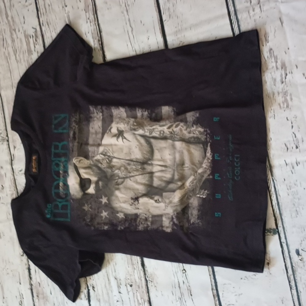 Collci Women's Black The Rock Summer Festival Tee M